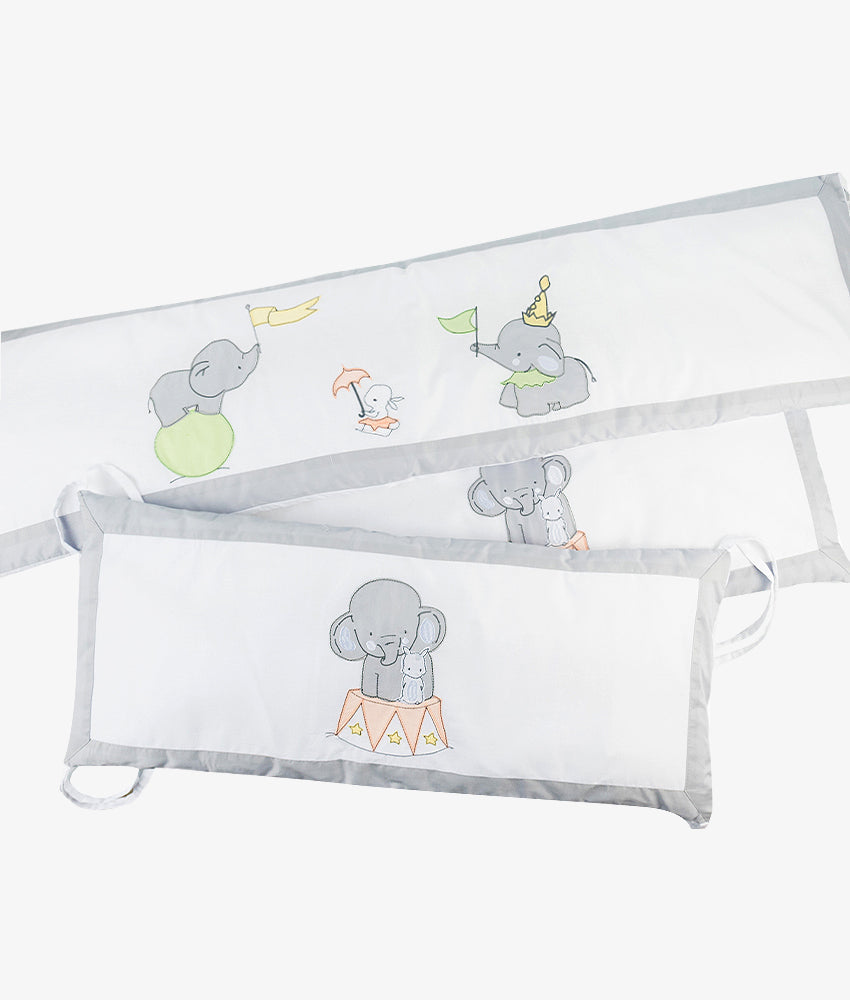 Elegant Smockers LK | Baby Cot Bumpers – Circus Theme | Sri Lanka