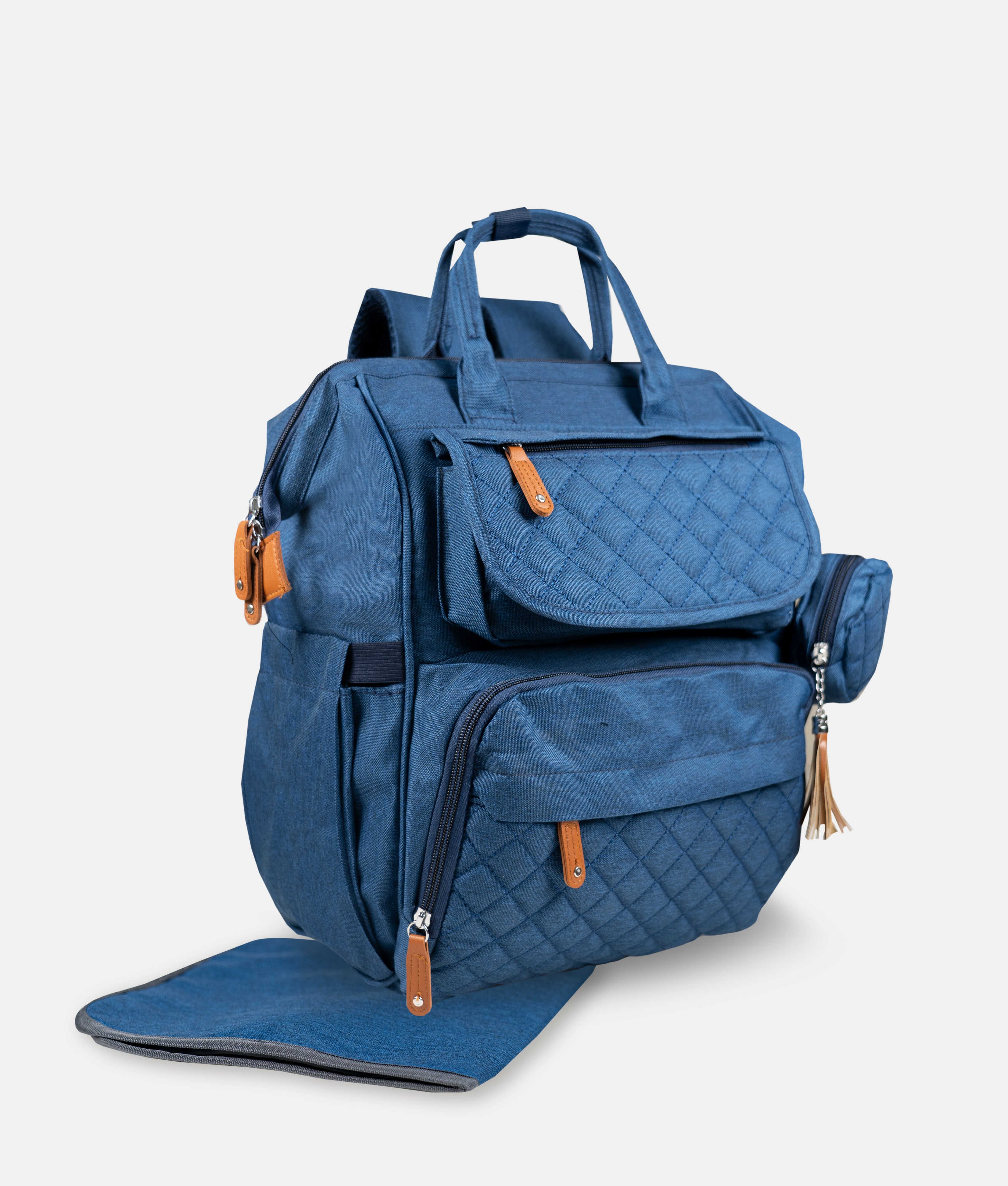 Elegant Smockers LK | Stylish Mommy Backpack - Royal Blue | Sri Lanka