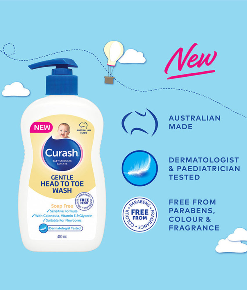 Elegant Smockers LK | Curash Gentle Head To Toe Wash - 400ml | Sri Lanka