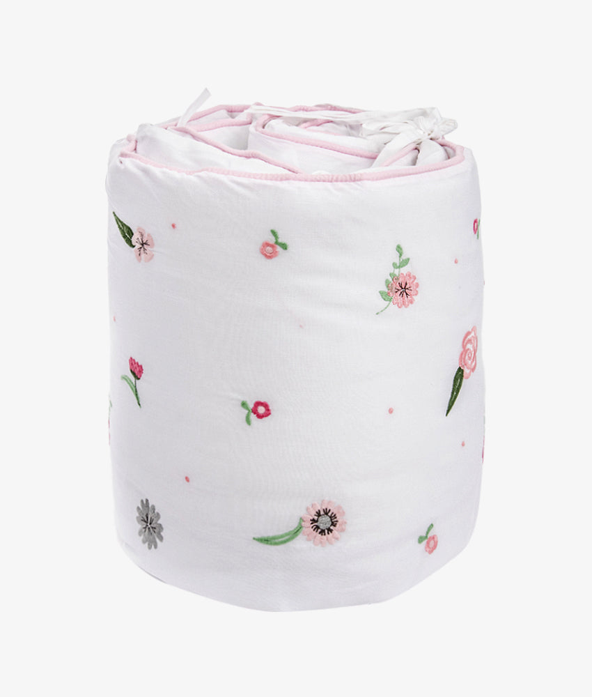 Baby Cot Bumpers Flower Theme Shop online Elegant Smockers LK