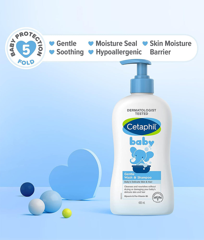 Elegant Smockers LK | Cetaphil Baby Gentle Wash & Shampoo - 400ml | Sri Lanka