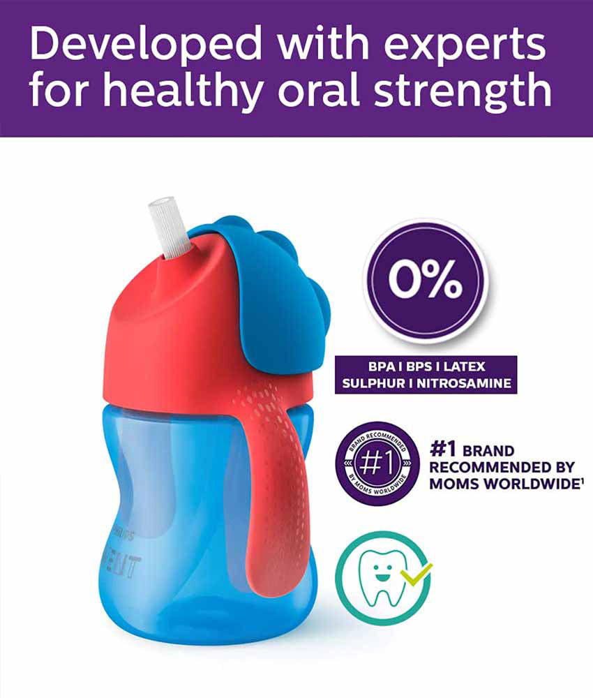 Elegant Smockers LK | Philip AVENT Bendy Straw Cup - 9m+ | Sri Lanka