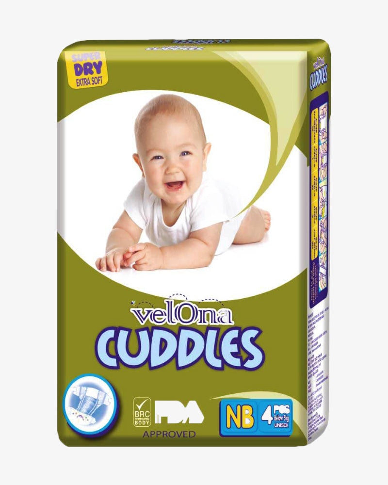 Elegant Smockers LK | Velona Cuddles Classic Baby Diapers - Mini Pack (New Born) | Sri Lanka