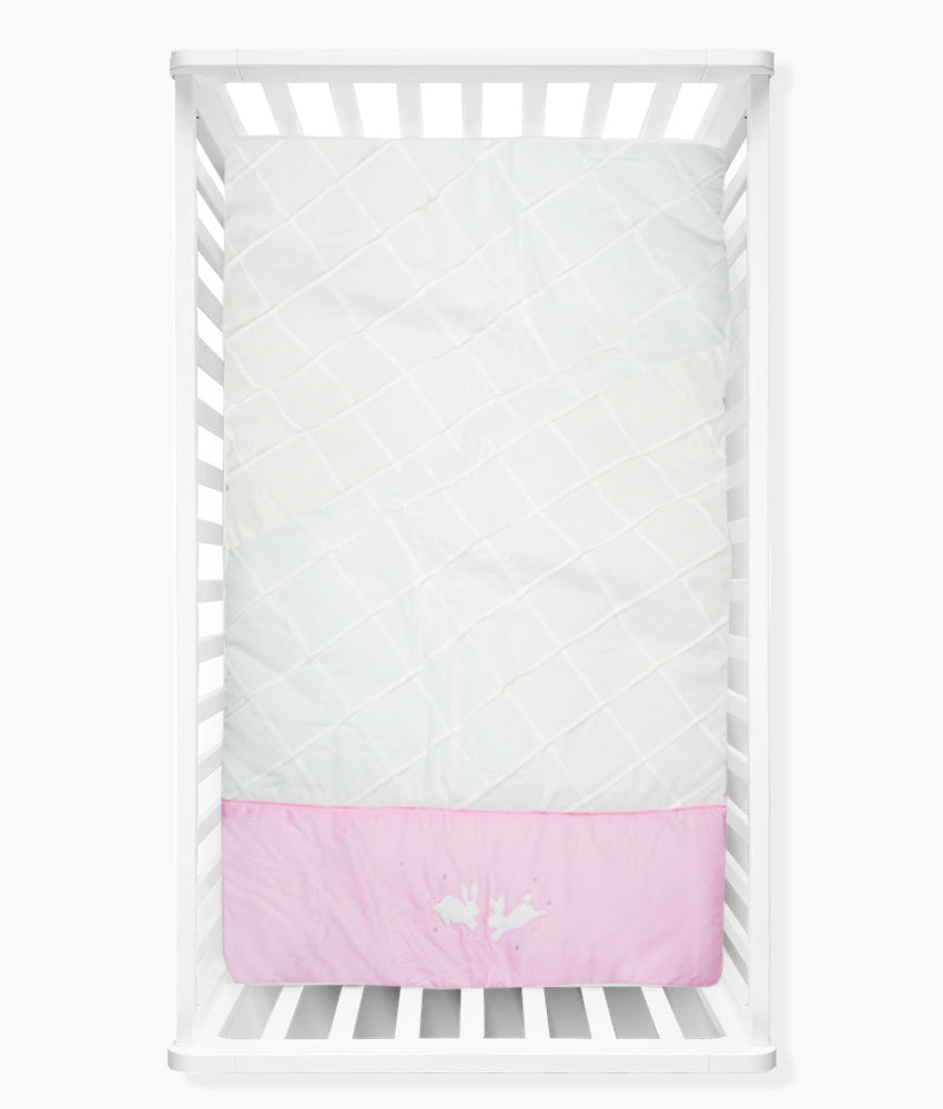 Elegant Smockers LK | Baby Comforter Quilt – Pink Rabbit Theme | Sri Lanka