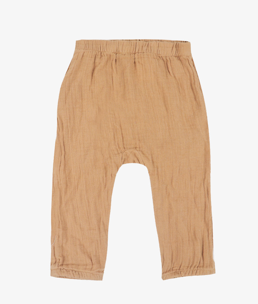 Elegant Smockers LK | Casual Basic Plain Kids Bloomers Pants - Brown | Sri Lanka