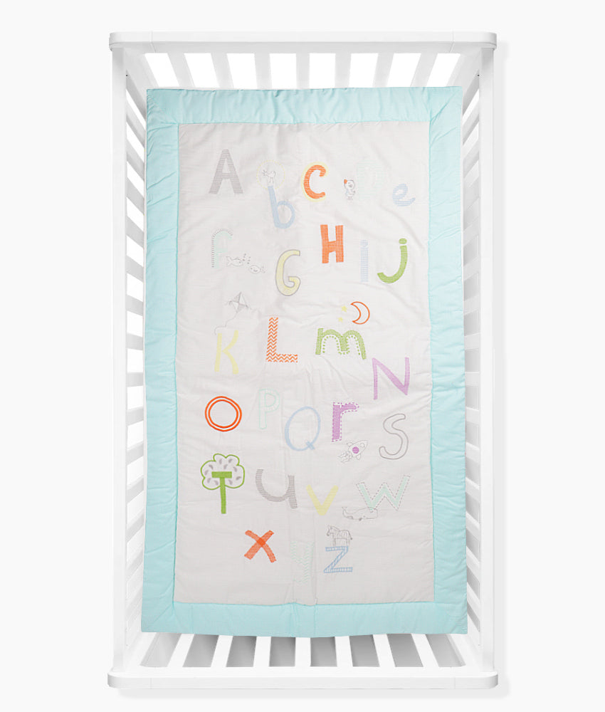 Elegant Smockers LK | Baby Comforter Quilt – Alphabet Theme | Sri Lanka