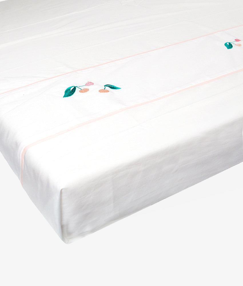 Elegant Smockers LK | Baby Cot Sheet β Cherry Theme | Sri Lanka