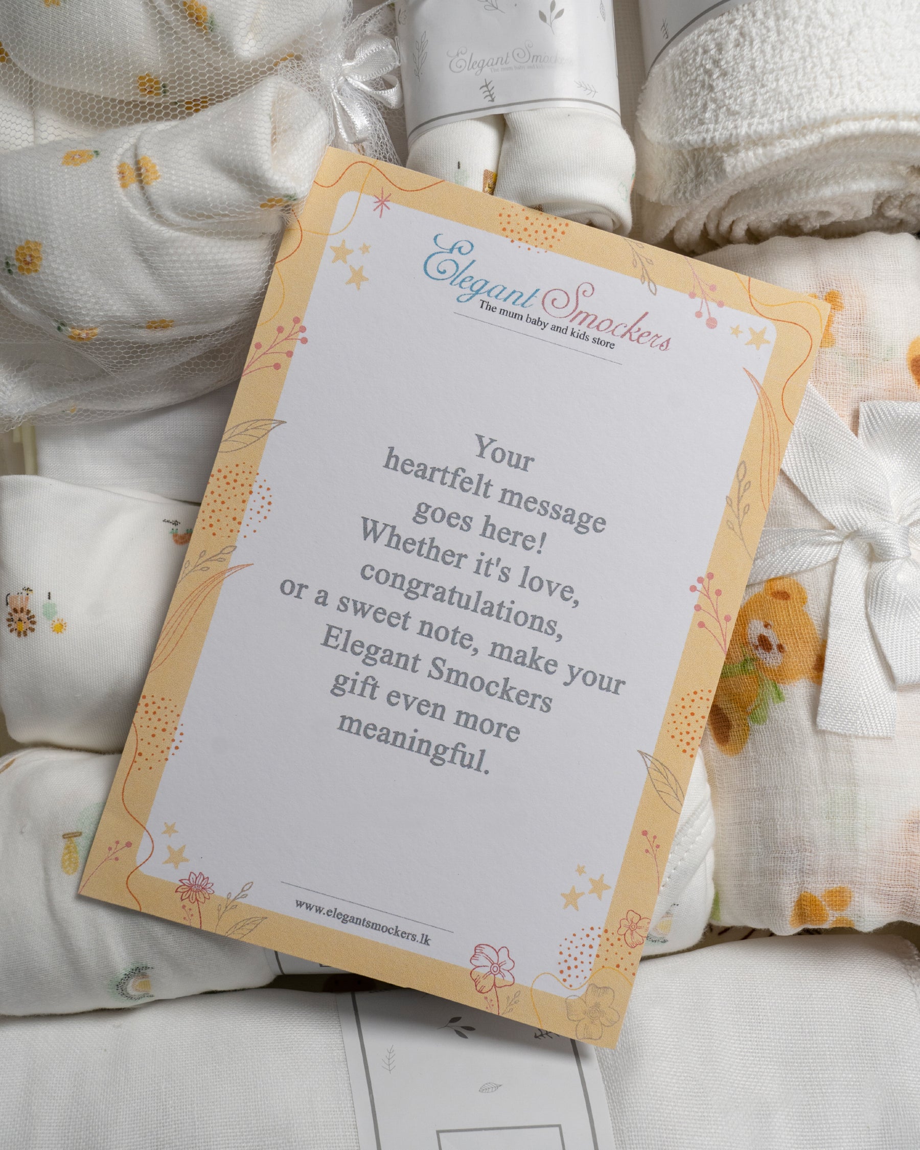 Elegant Smockers LK | Personalised Gift Message | Sri Lanka