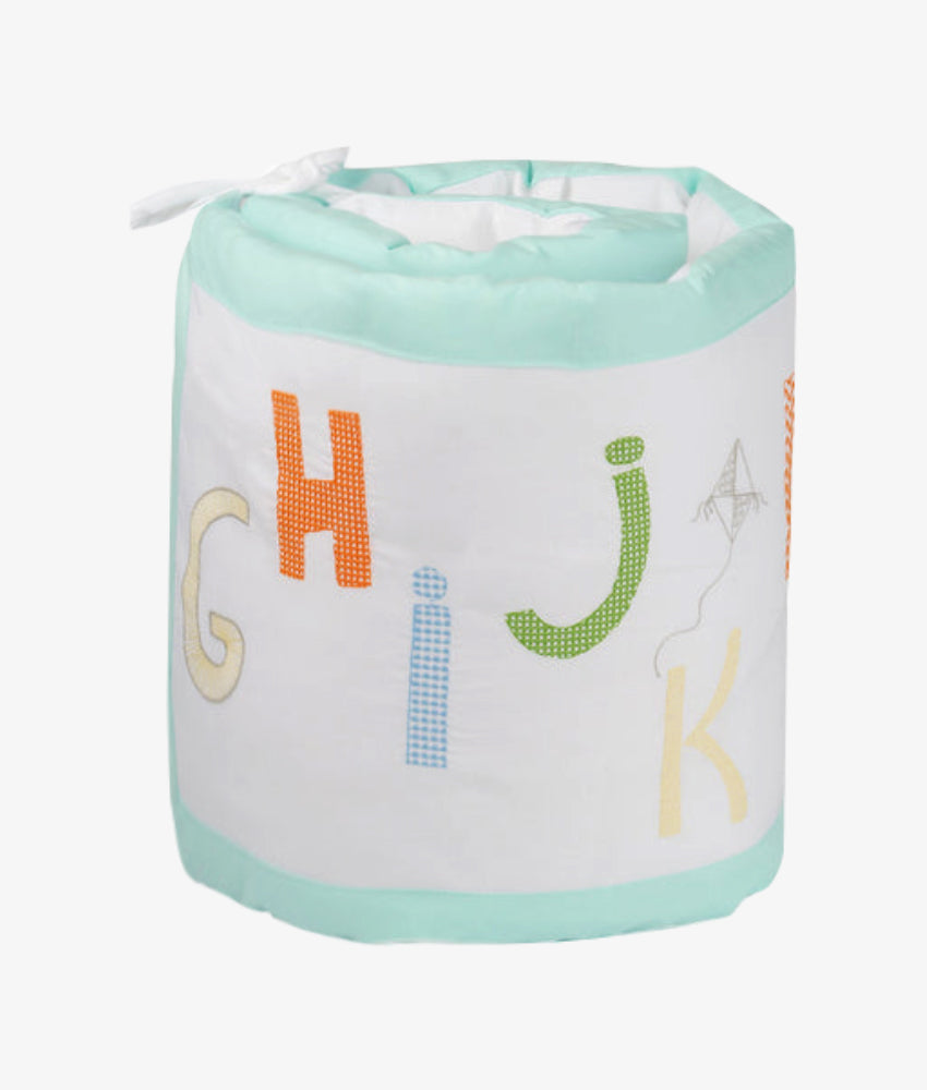 Elegant Smockers LK | Baby Cot Bumpers – Alphabet Theme | Sri Lanka