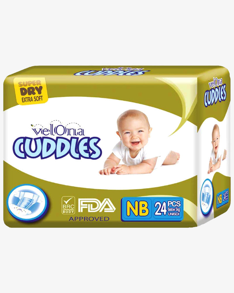 Elegant Smockers LK | Velona Cuddles Classic Baby Diapers - Jumbo Pack (New Born) | Sri Lanka