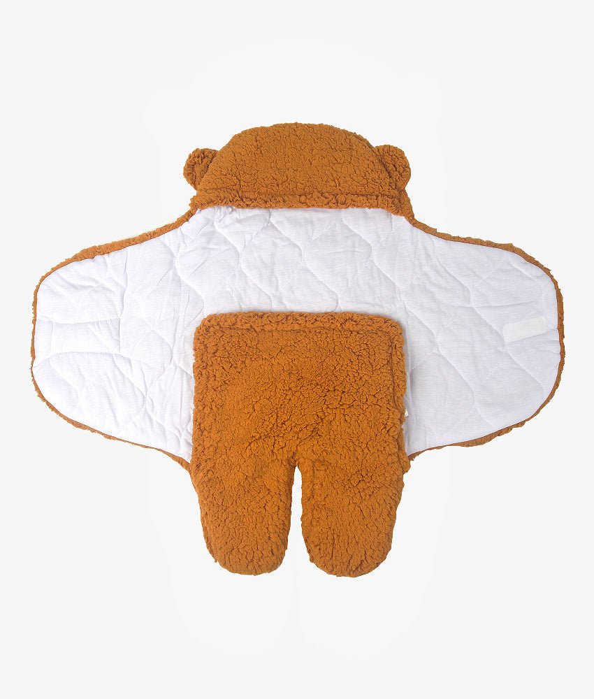 Elegant Smockers LK | Baby Bear Hooded Blanket - Brown | Sri Lanka