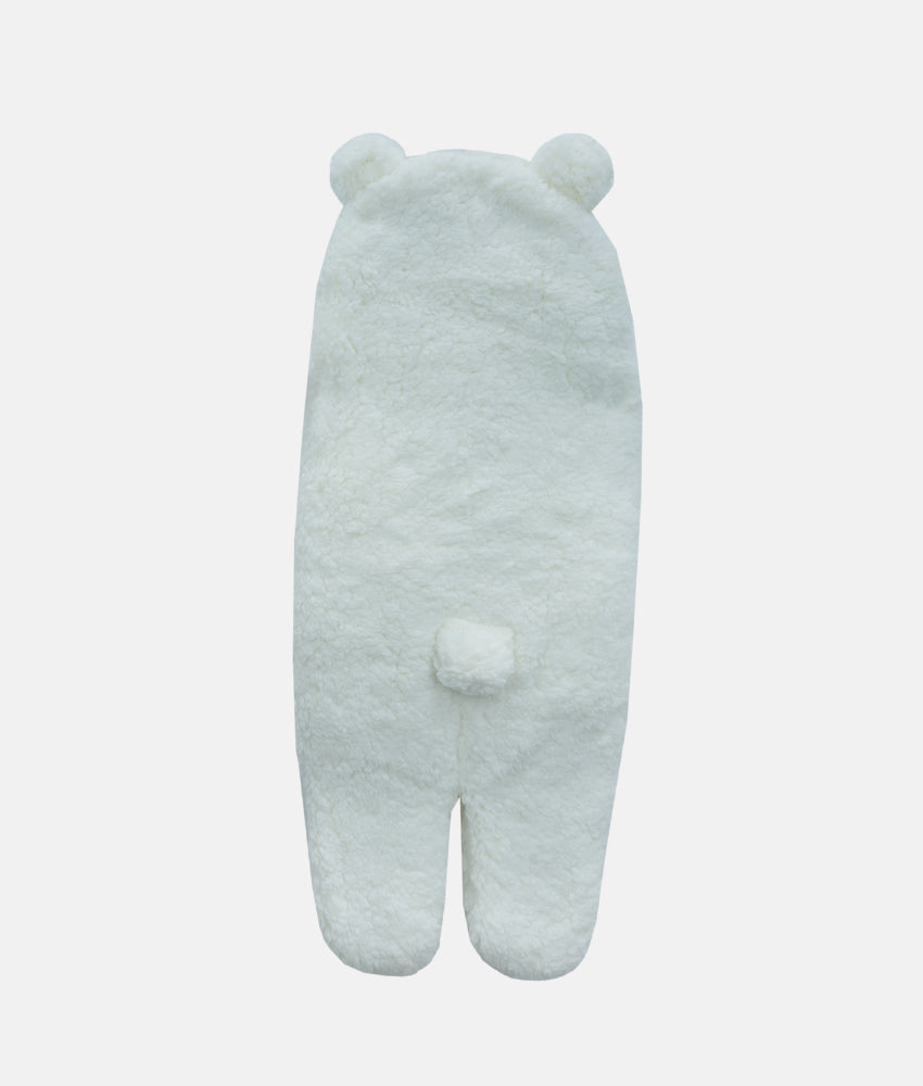 Elegant Smockers LK | Baby Bear Hooded Blanket - Ivory | Sri Lanka