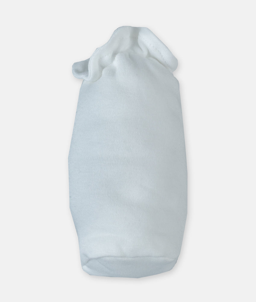 Elegant Smockers LK | Baby Bottle Cover - White | Sri Lanka