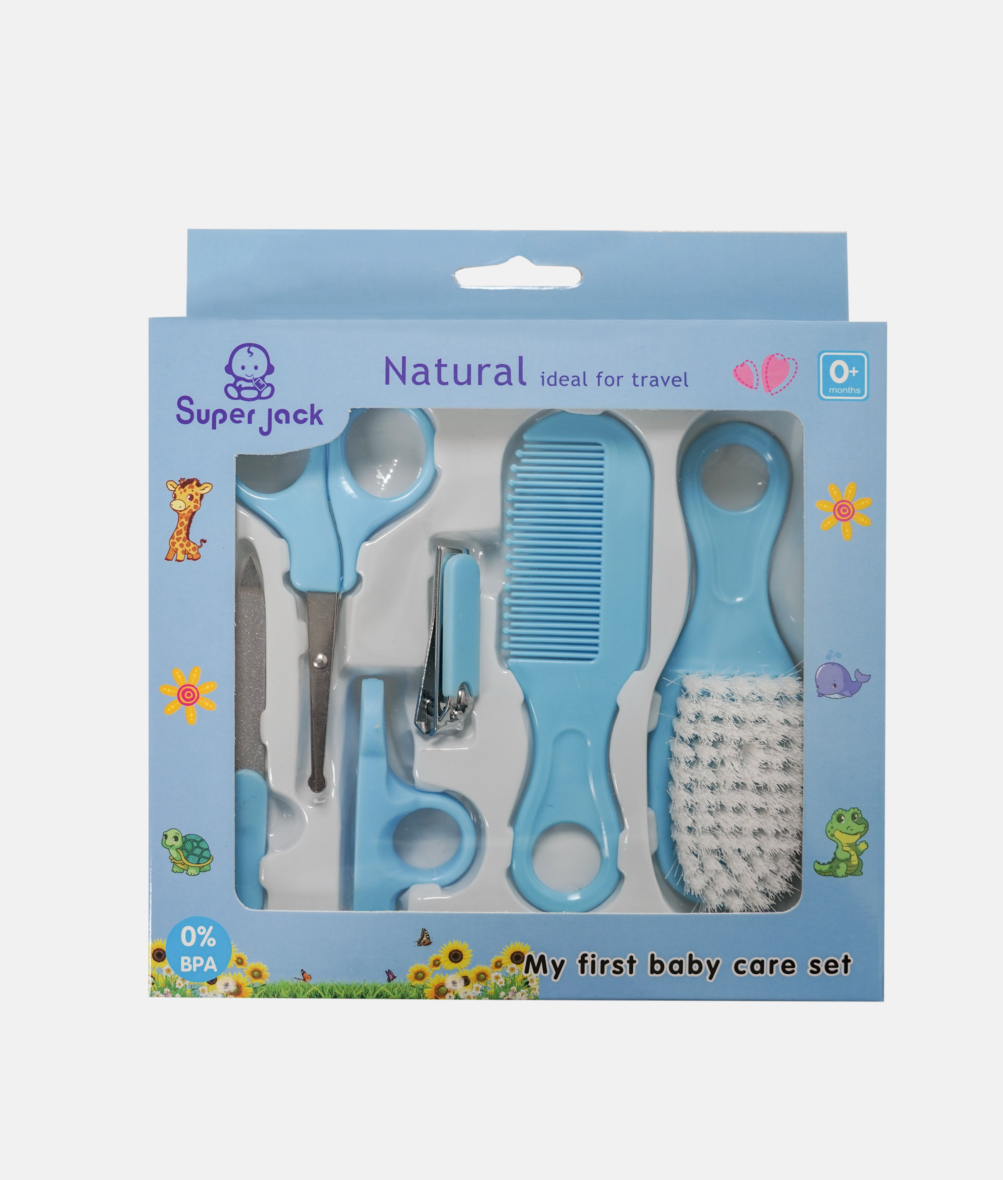 Elegant Smockers LK | Baby Care Kit 6pcs - Blue | Sri Lanka