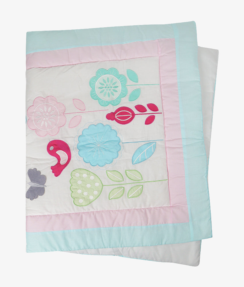 Elegant Smockers LK | Baby Comforter Quilt – Birds Love Theme | Sri Lanka