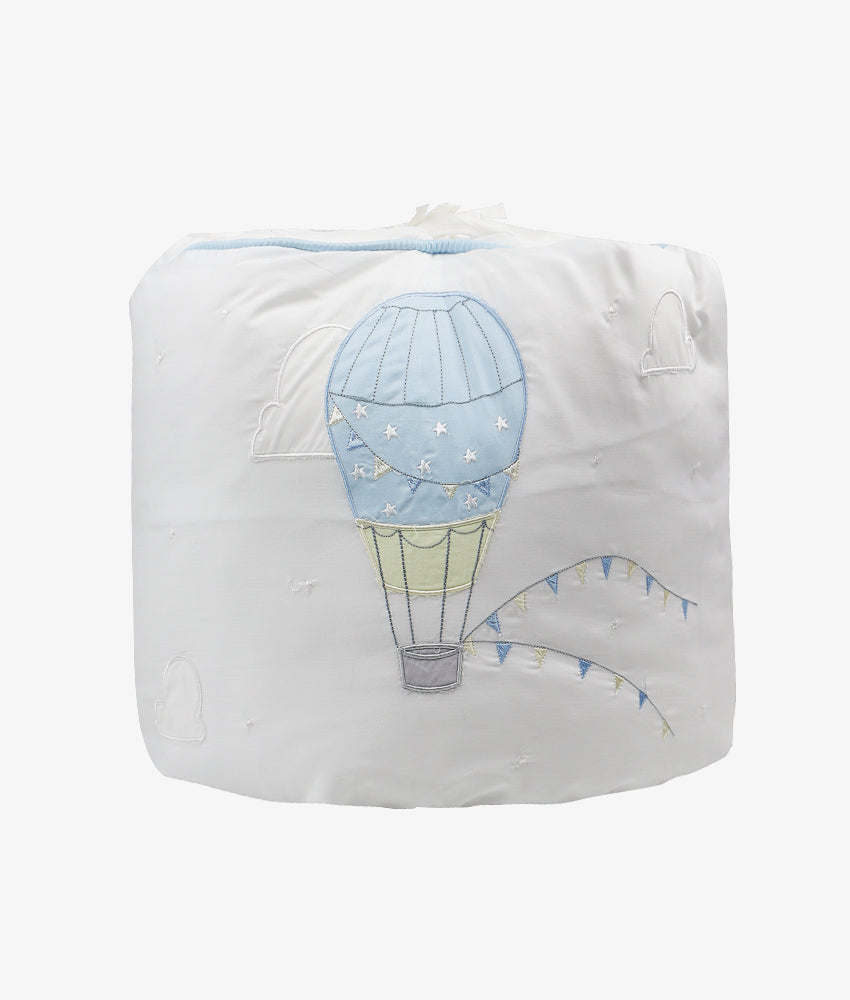 Baby Cot Bumpers Up, Up & Away Theme Shop online Elegant Smockers