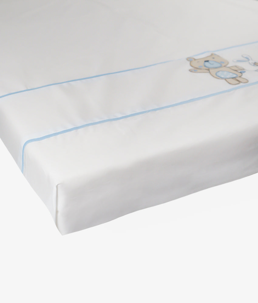 Elegant Smockers LK | Baby Cot Sheet β Blue Bear Theme | Sri Lanka