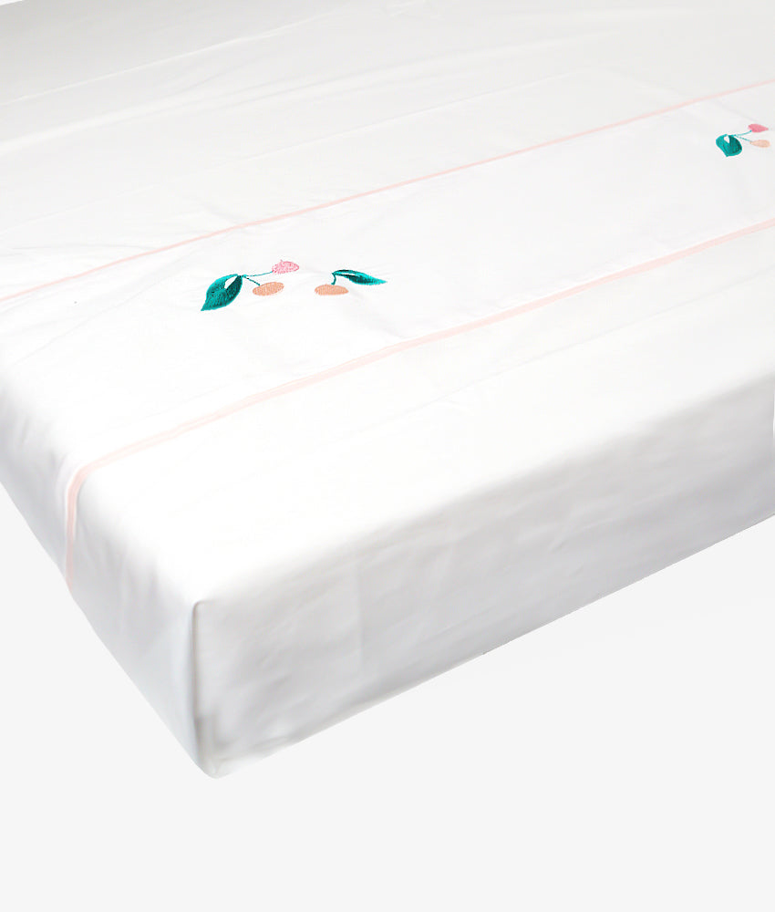 Elegant Smockers LK | Baby Cot Sheet β Cherry Theme | Sri Lanka