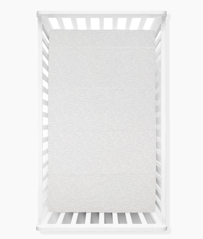 Elegant Smockers LK | Baby Cot Sheet β Cloudy Theme | Sri Lanka