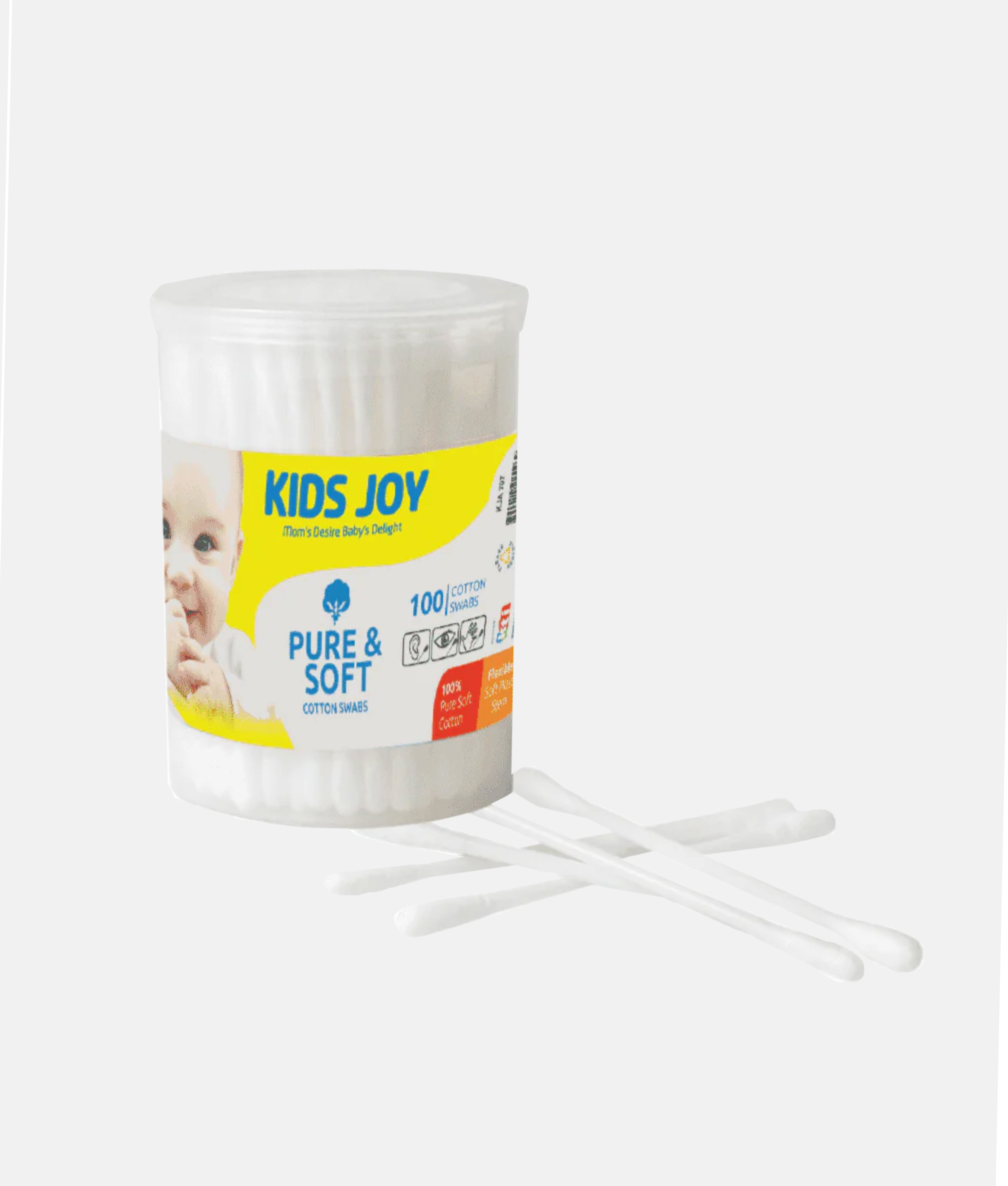 Elegant Smockers LK | Baby Cotton Swabs - Kids Joy | Sri Lanka