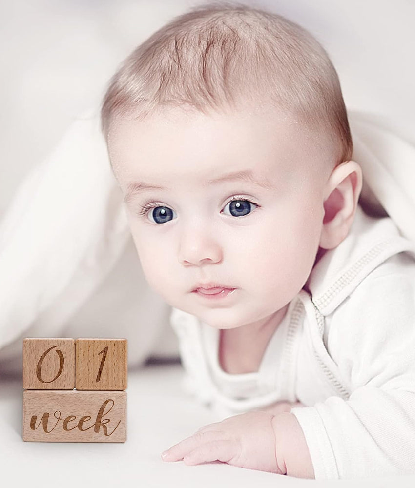 Elegant Smockers LK | Baby Milestone Block Set - Large | Sri Lanka