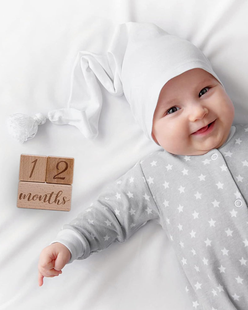 Elegant Smockers LK | Baby Milestone Block Set - Large | Sri Lanka