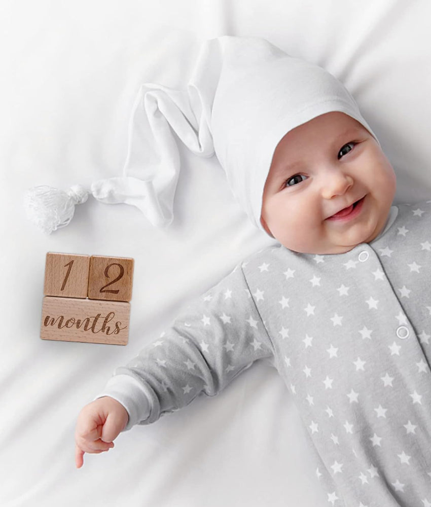 Elegant Smockers LK | Baby Milestone Block Set - Large | Sri Lanka