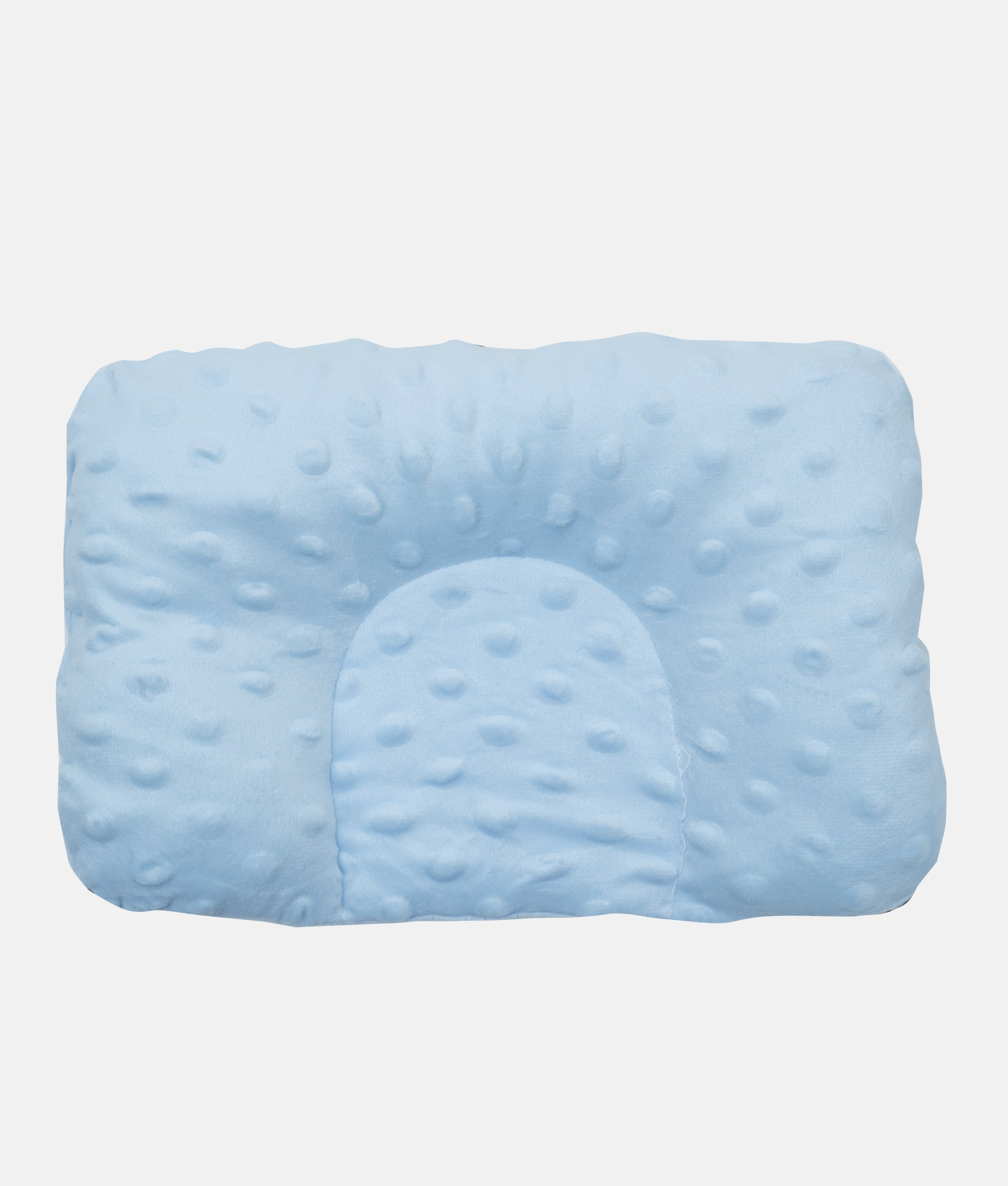 Elegant Smockers LK | Baby Minky Dotted Head Pillow - Blue | Sri Lanka
