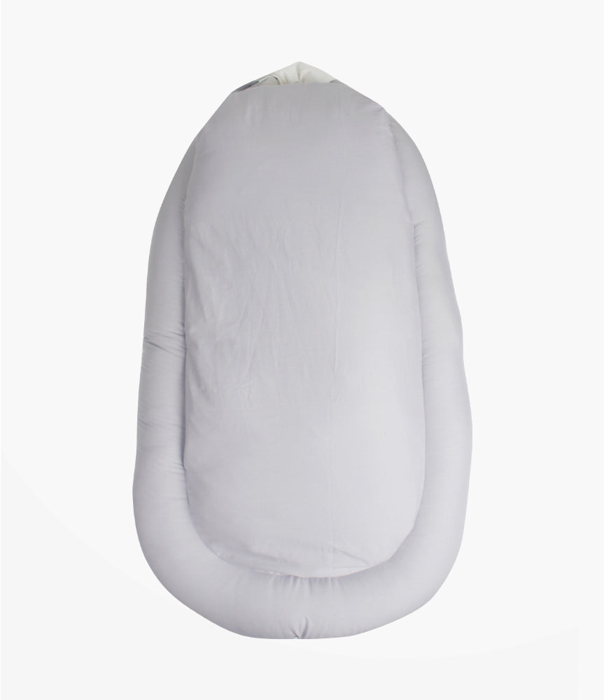 Elegant Smockers LK | Baby Nest - Grey & White | Sri Lanka