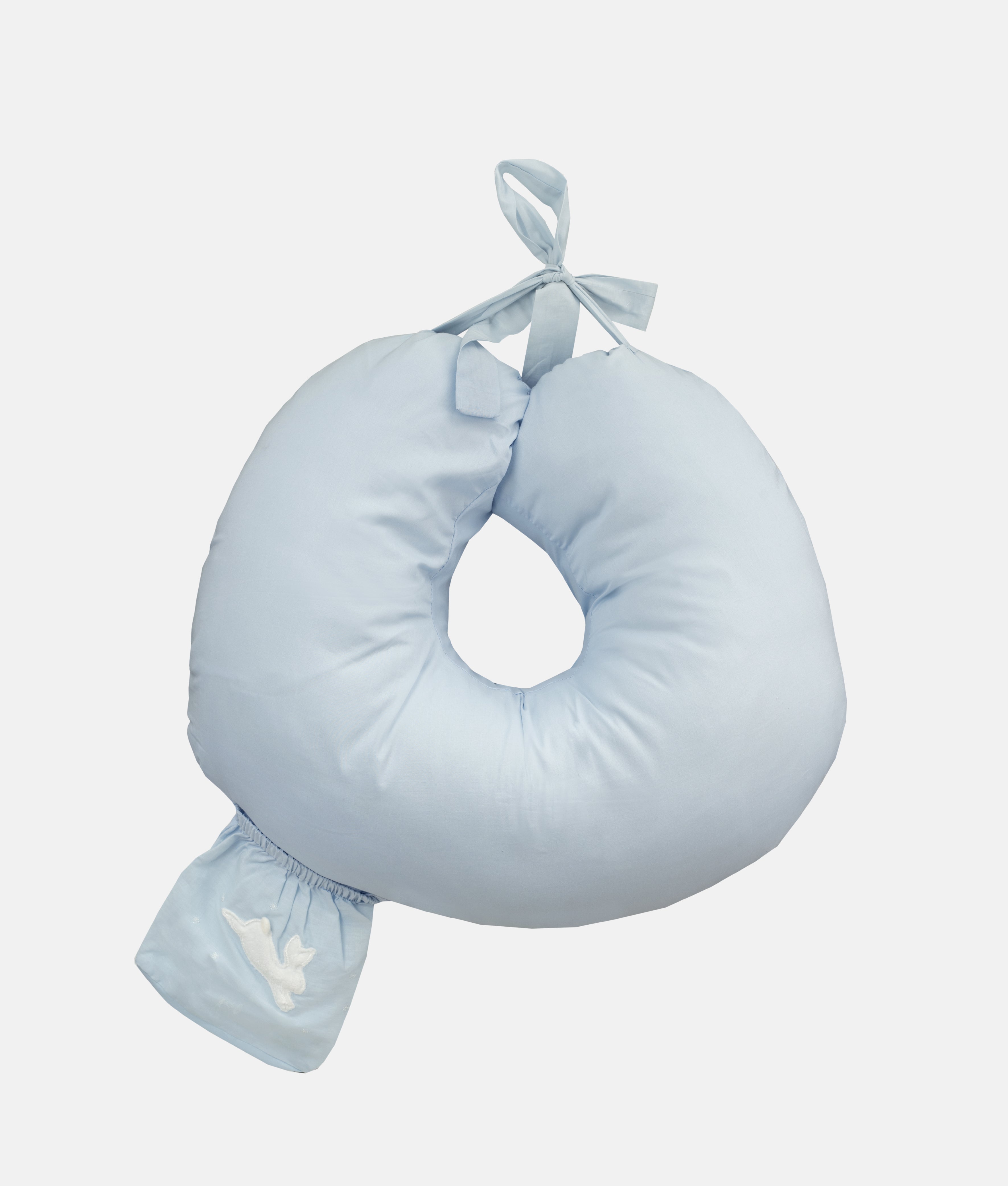 Elegant Smockers LK | Baby Nursing Pillow – Blue Rabbit Theme | Sri Lanka
