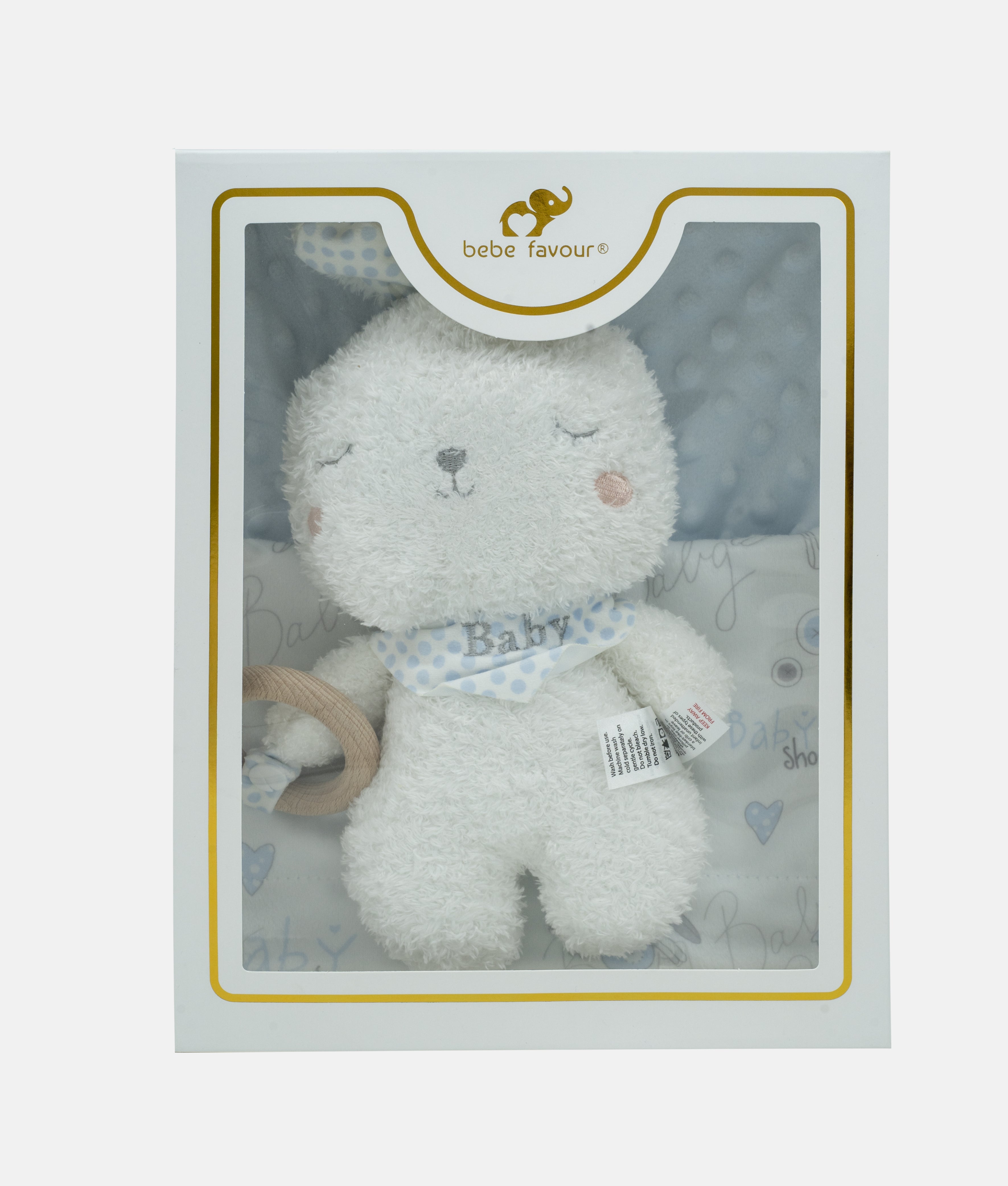 Elegant Smockers LK | Baby Plush Gift Box Set - Blue - Bebe Favour | Sri Lanka