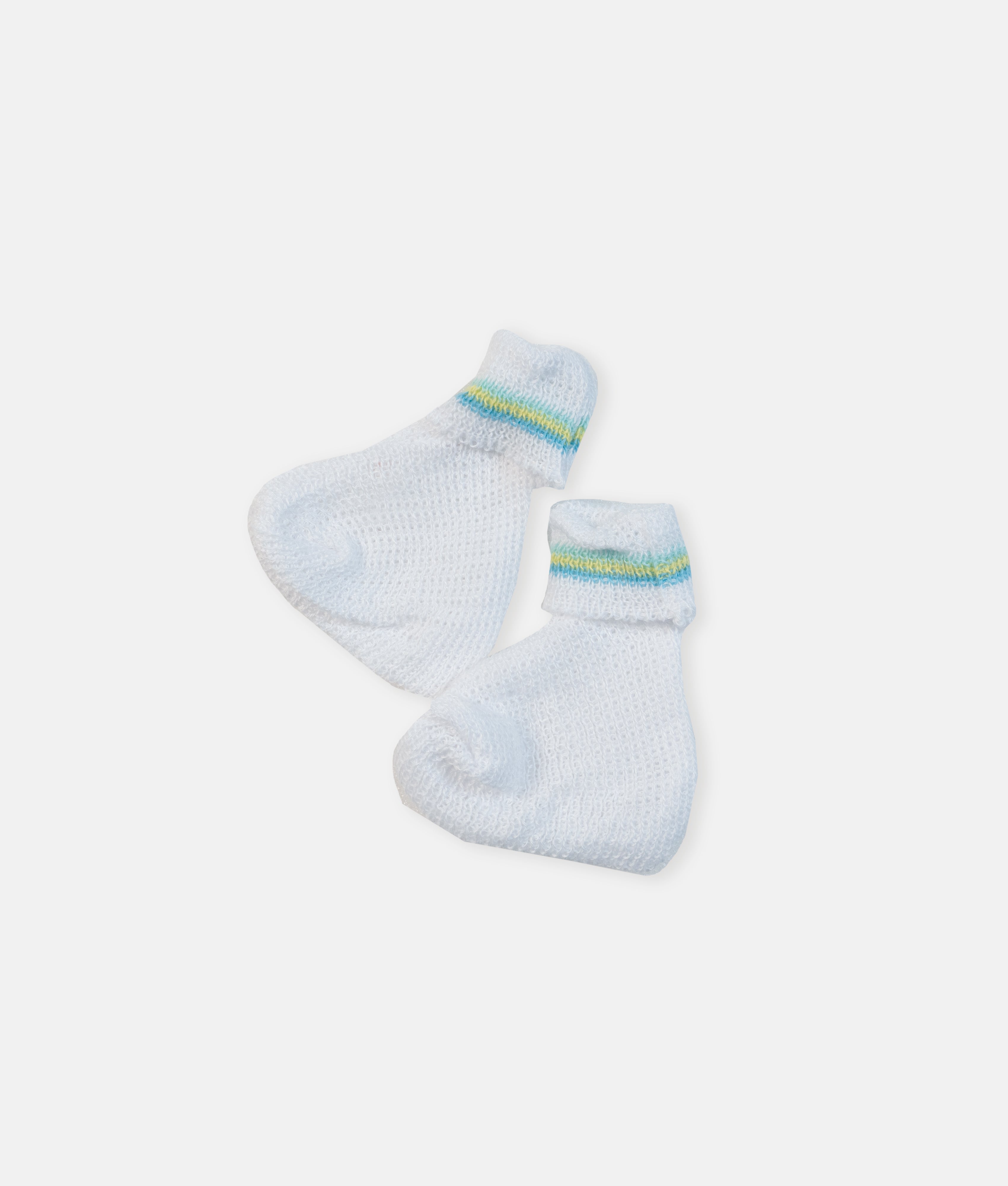 Elegant Smockers LK | Baby Wool Suit 4pcs - Mint Green - White | Sri Lanka