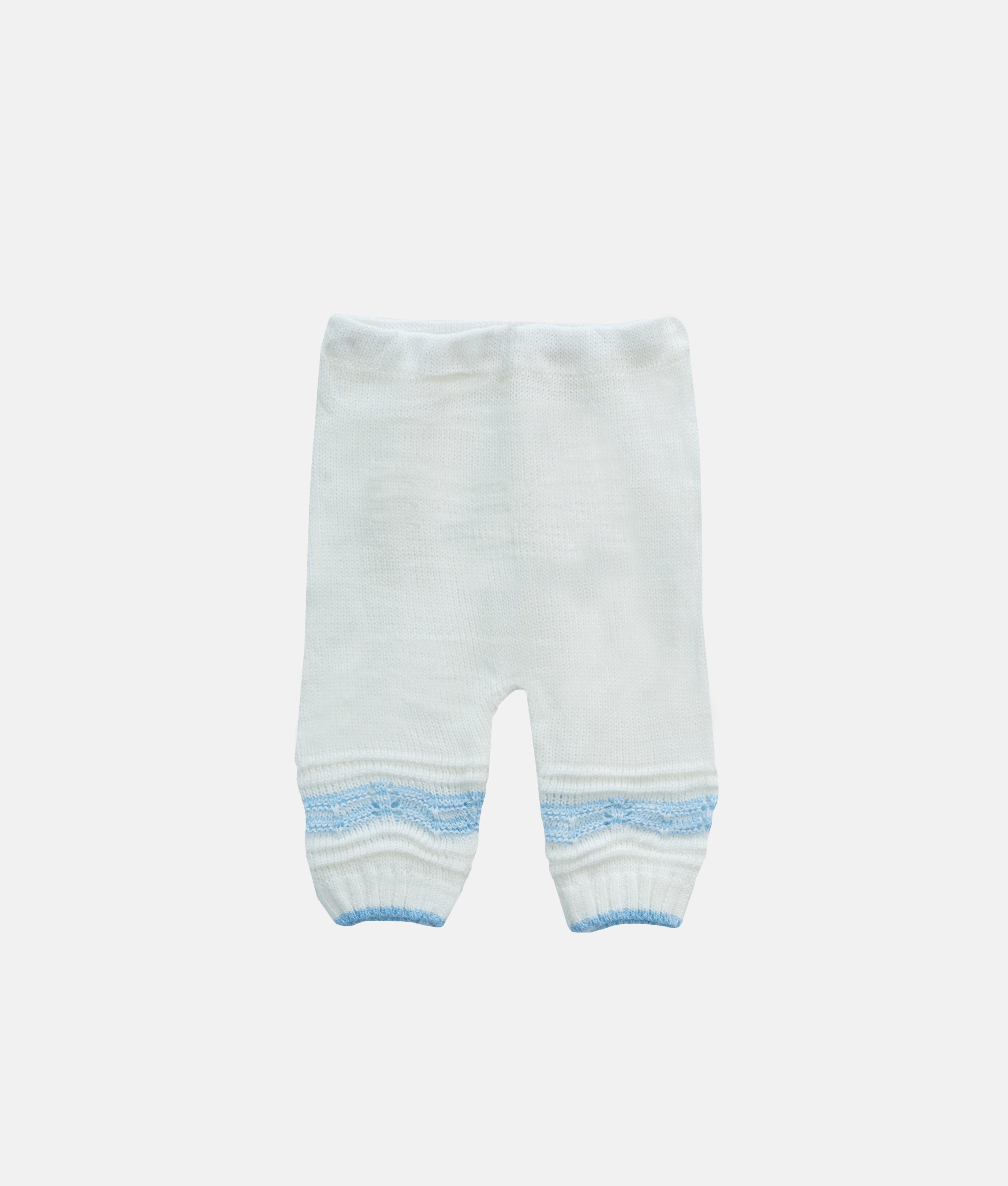 Elegant Smockers LK | Baby Woolen 04pcs Set - White - Blue | Sri Lanka