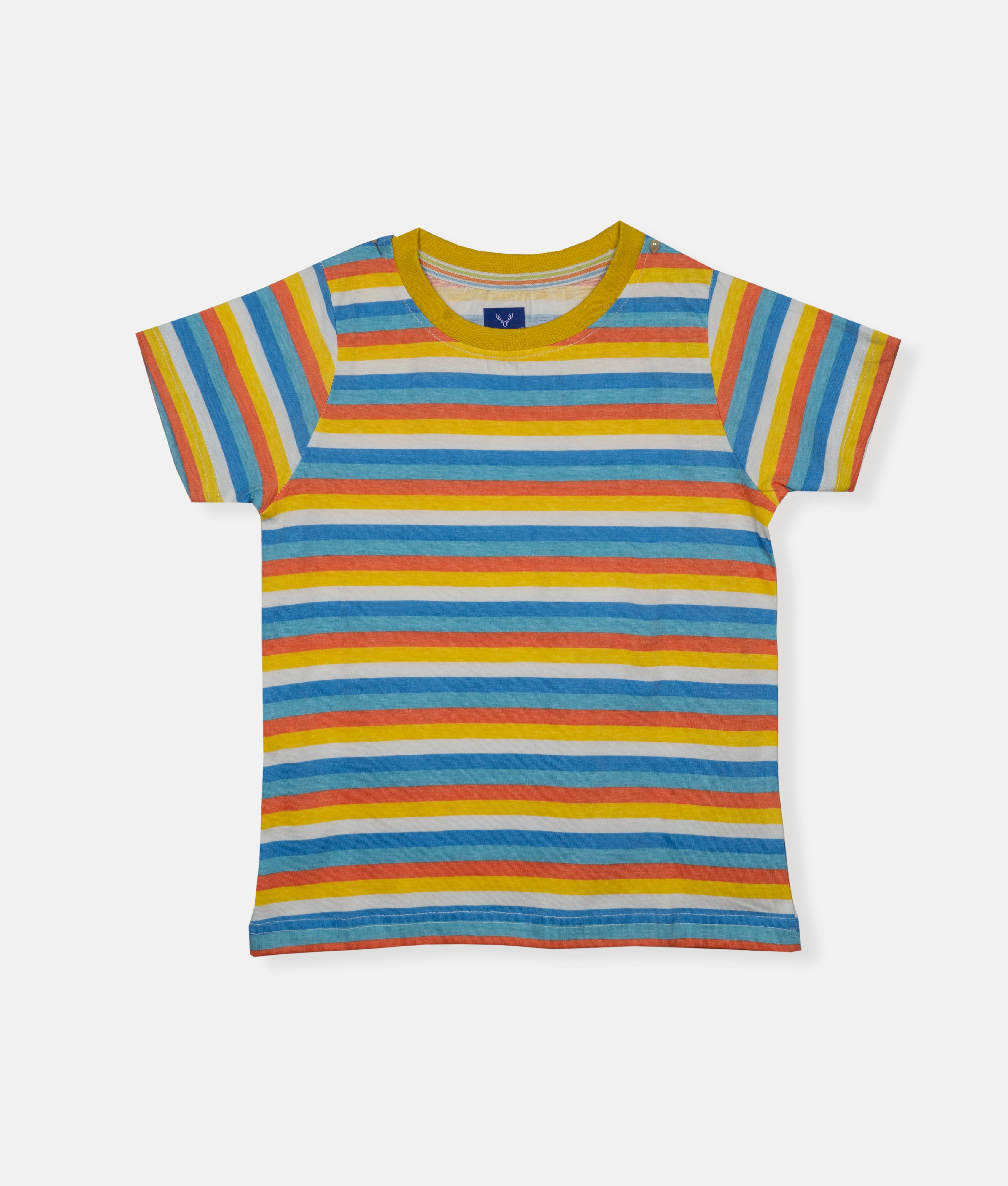 Elegant Smockers LK | Boys T-Shirt - Colorful Stripes Print | Sri Lanka