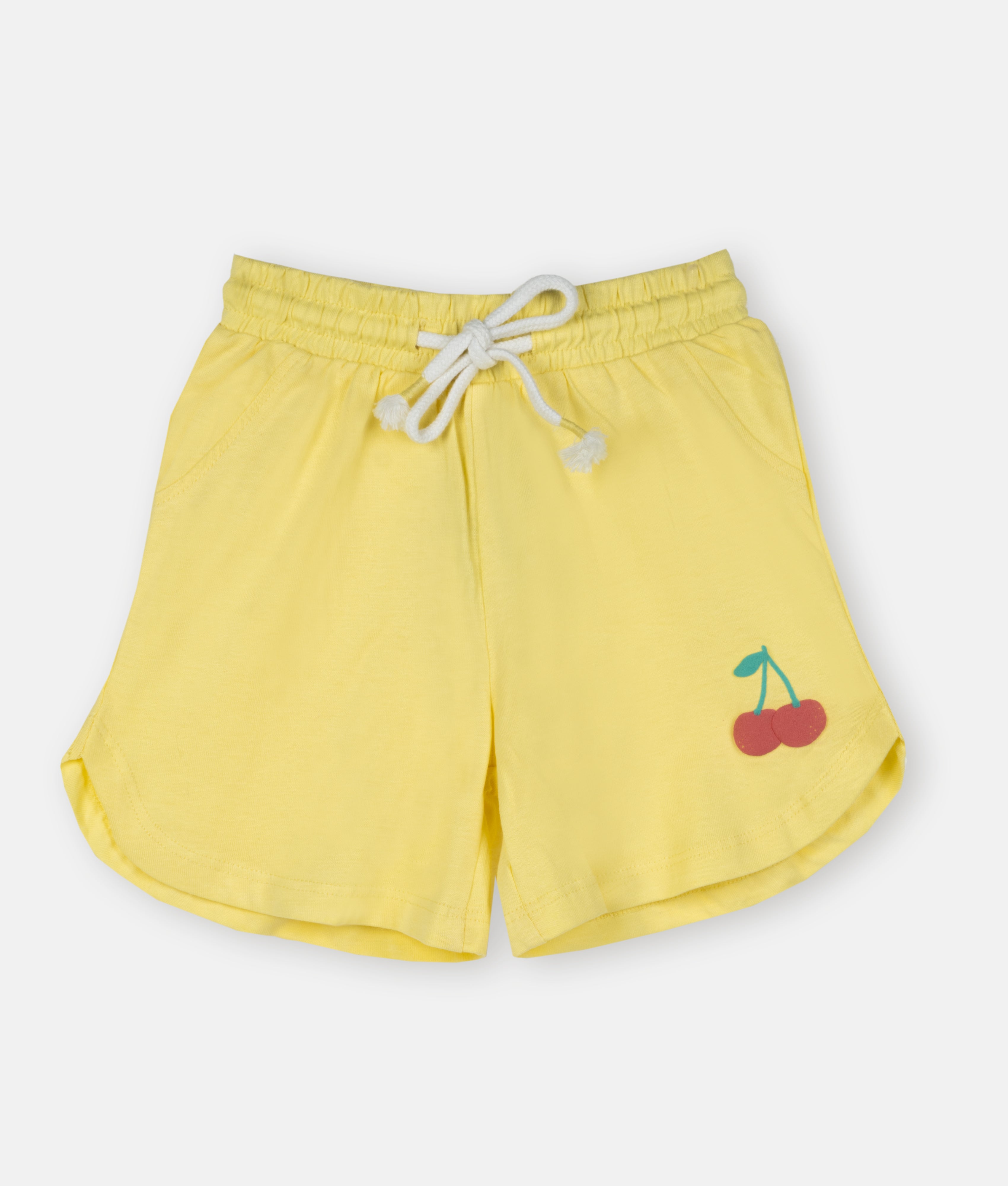Elegant Smockers LK | Cotton Shorts - Yellow | Sri Lanka