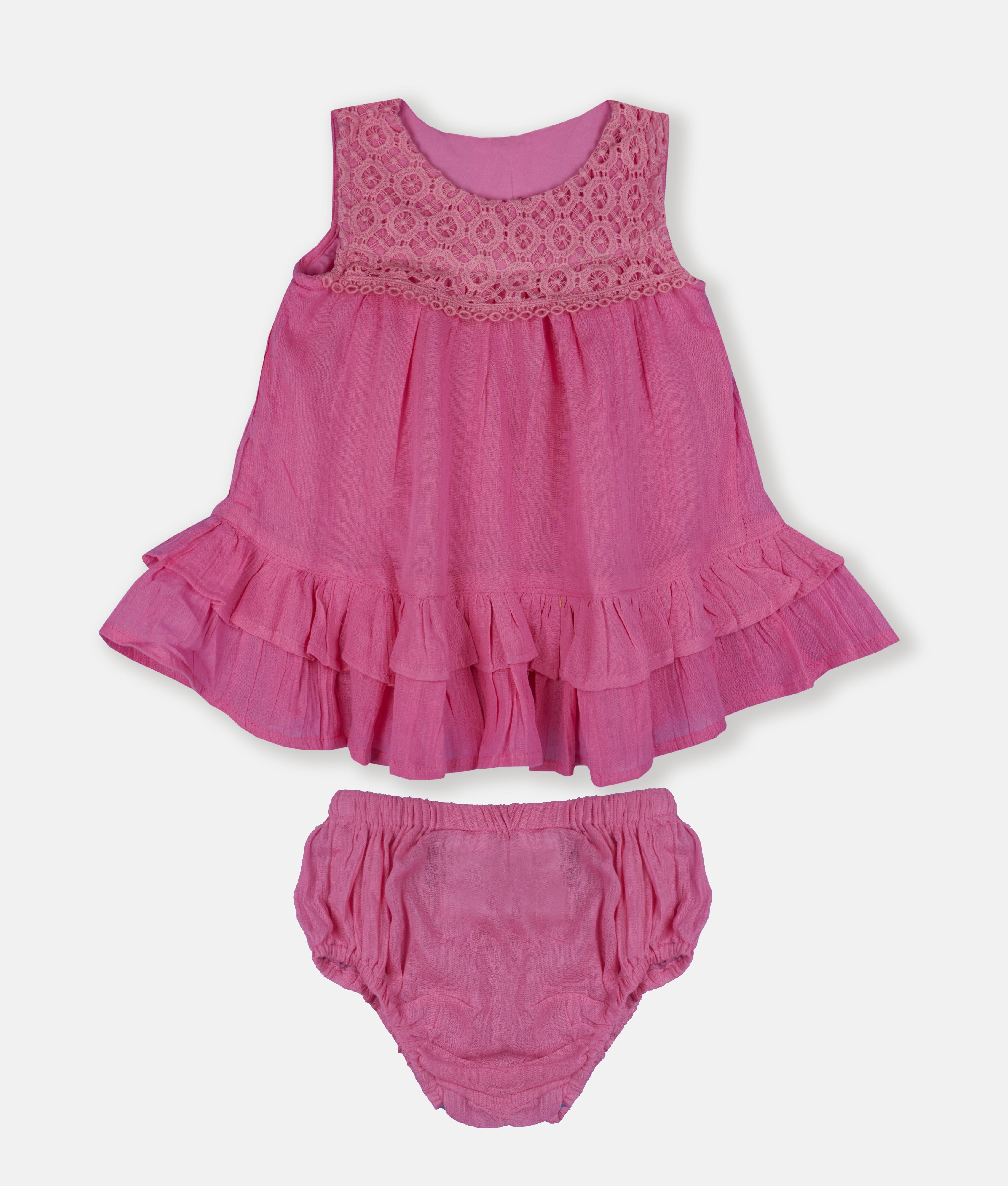 Elegant Smockers LK | Cute Little Hot Pink Girls Dress | Sri Lanka