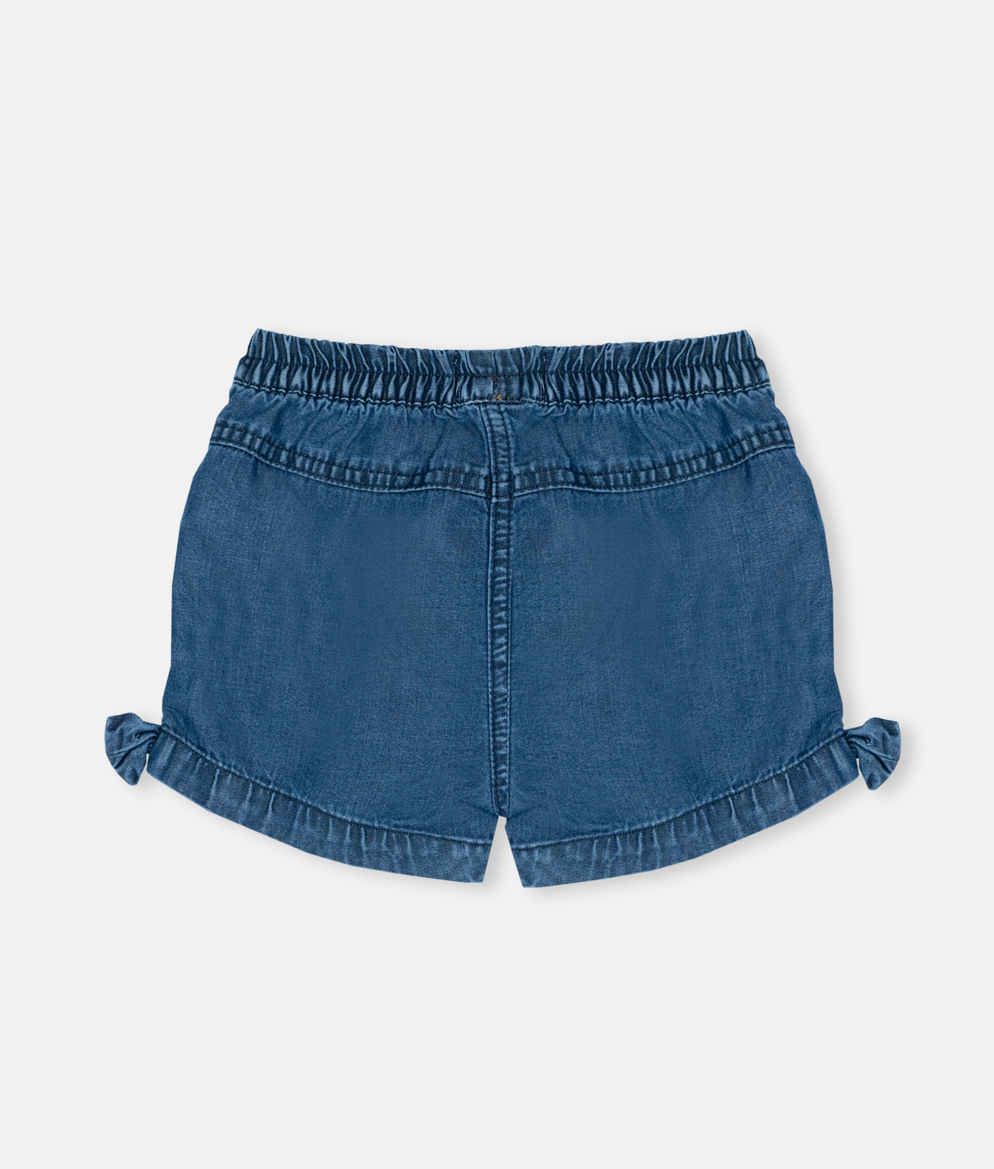 Elegant Smockers LK | Girls Cute Dark Blue Denim Short | Sri Lanka