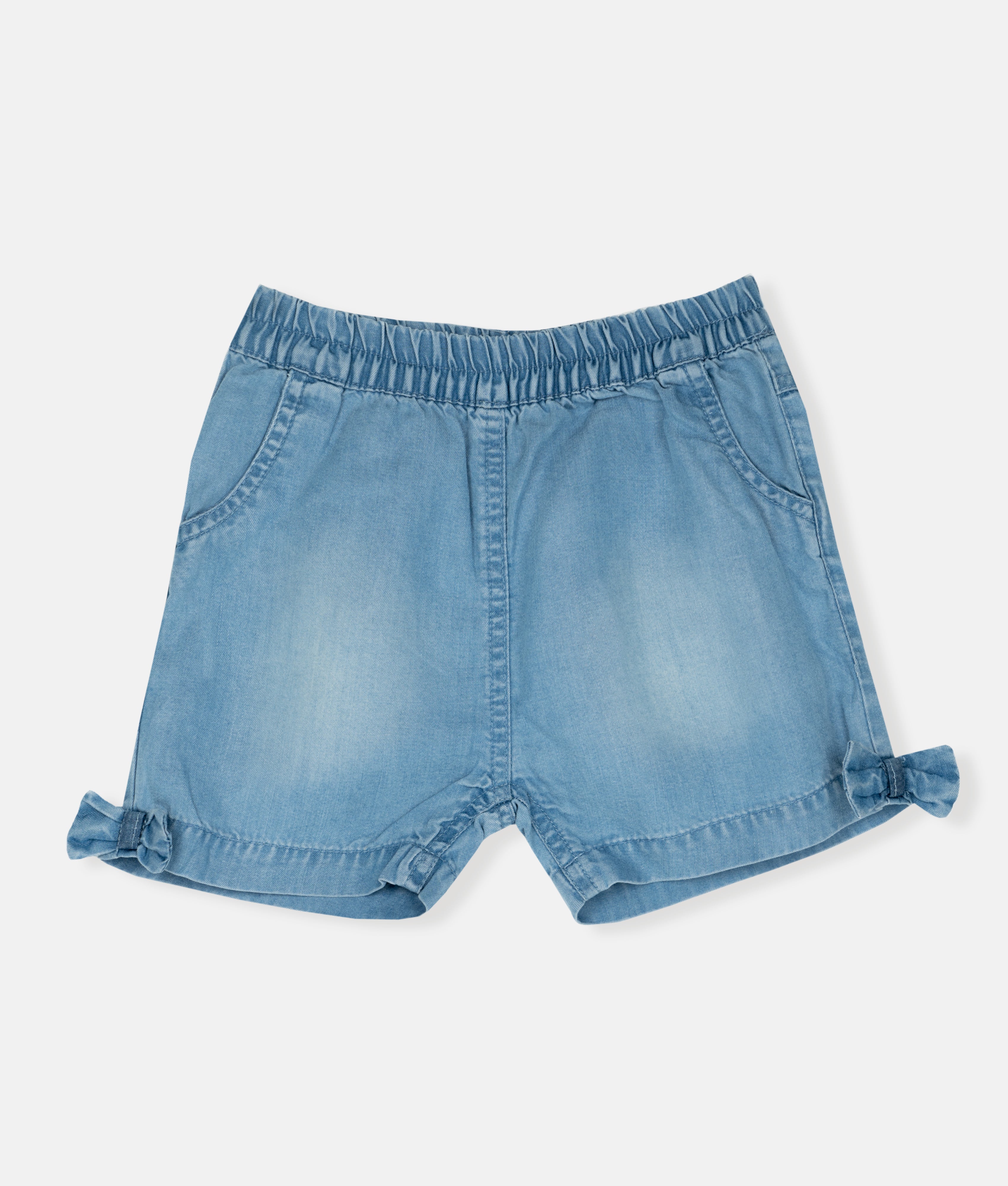 Elegant Smockers LK | Girls Cute Light Blue Denim Short | Sri Lanka
