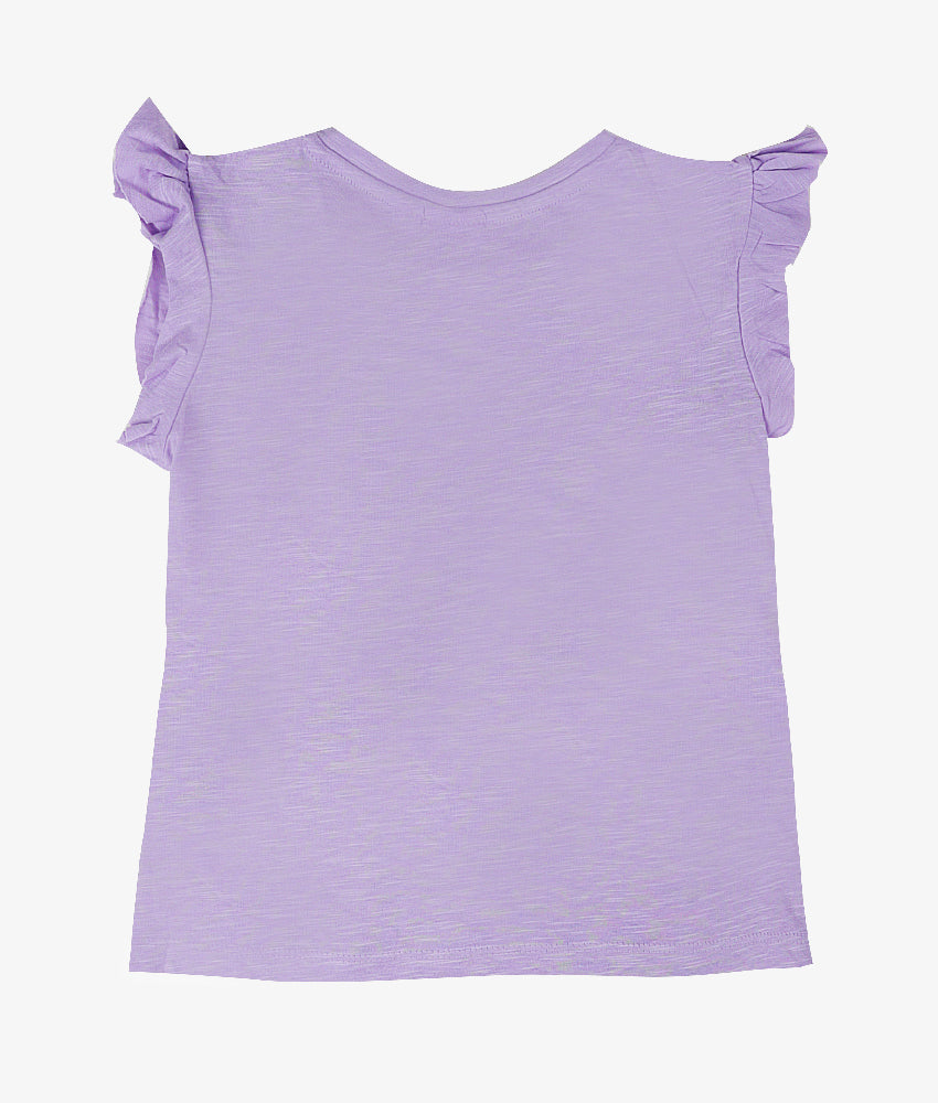 Elegant Smockers LK | Girls T-Shirts - Purple Magic - 5-6 Years | Sri Lanka