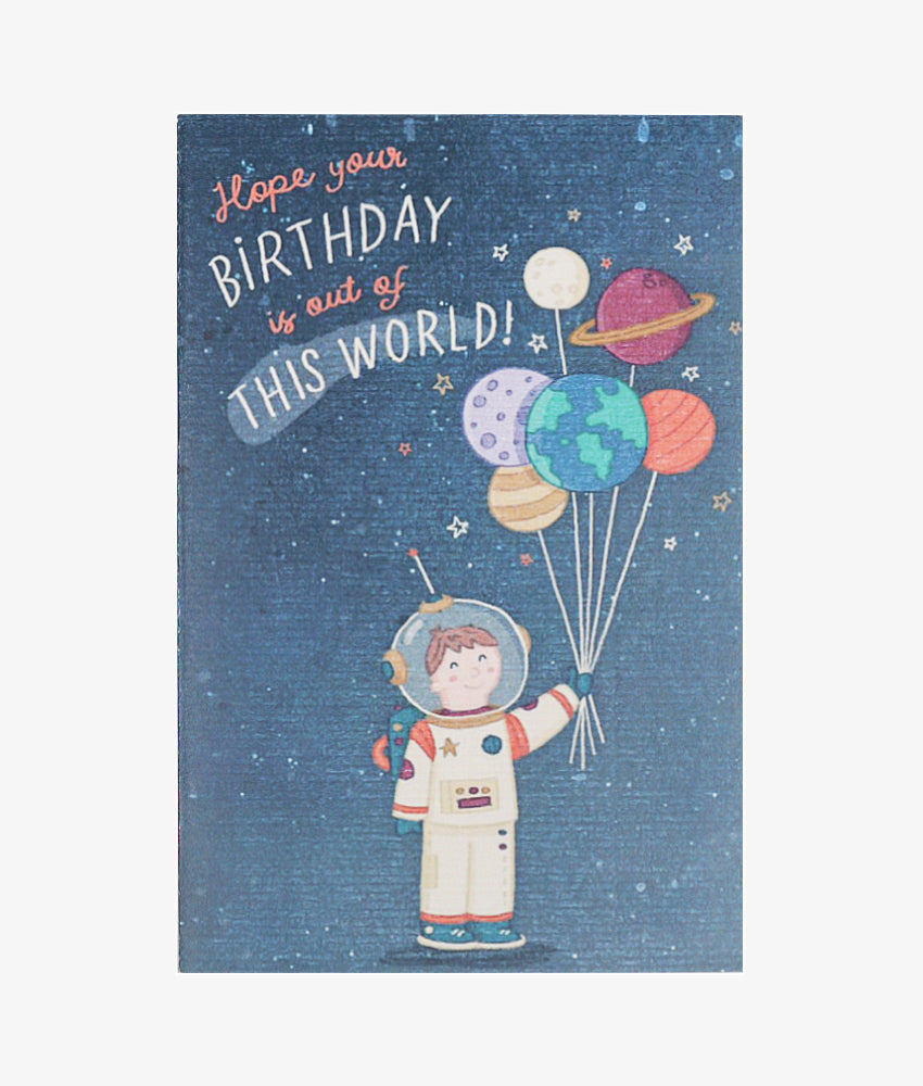 Elegant Smockers LK | Greeting Card - Hope Your Birthday Is Out Of This World | Sri Lanka