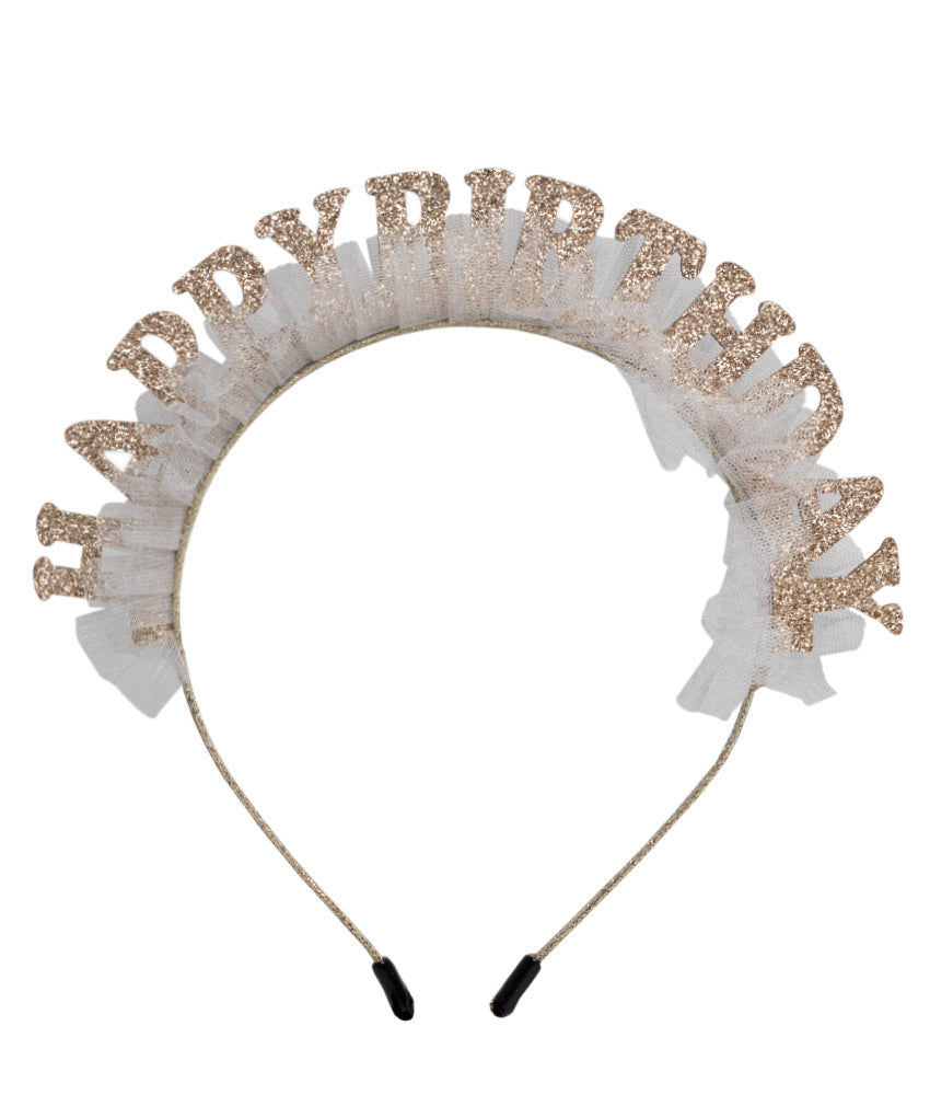 Elegant Smockers LK | HAPPY BIRTHDAY Girl's Head Bands | Sri Lanka