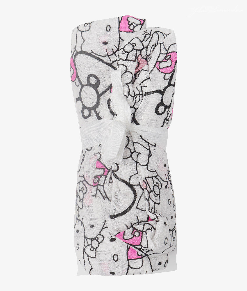 Elegant Smockers LK | Hello Kitty Print Baby Muslin Wrap | Sri Lanka