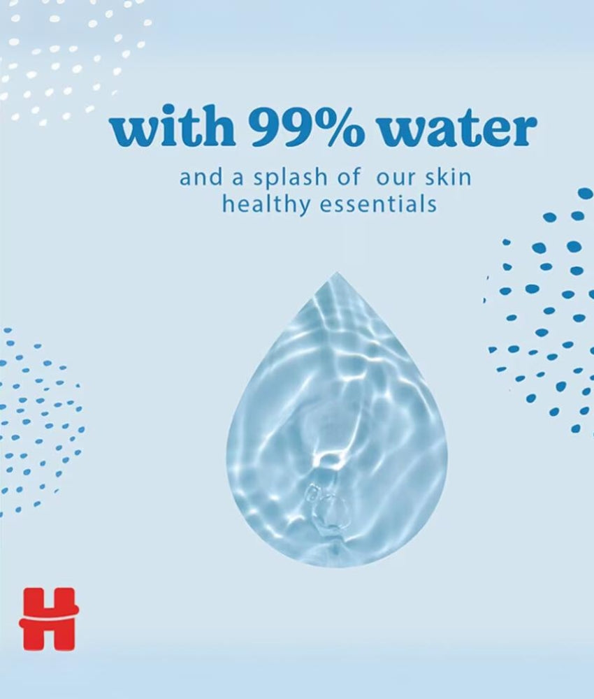 Elegant Smockers LK | Huggies Pure 0% Plastic Baby Wipes - 48 Pcs | Sri Lanka