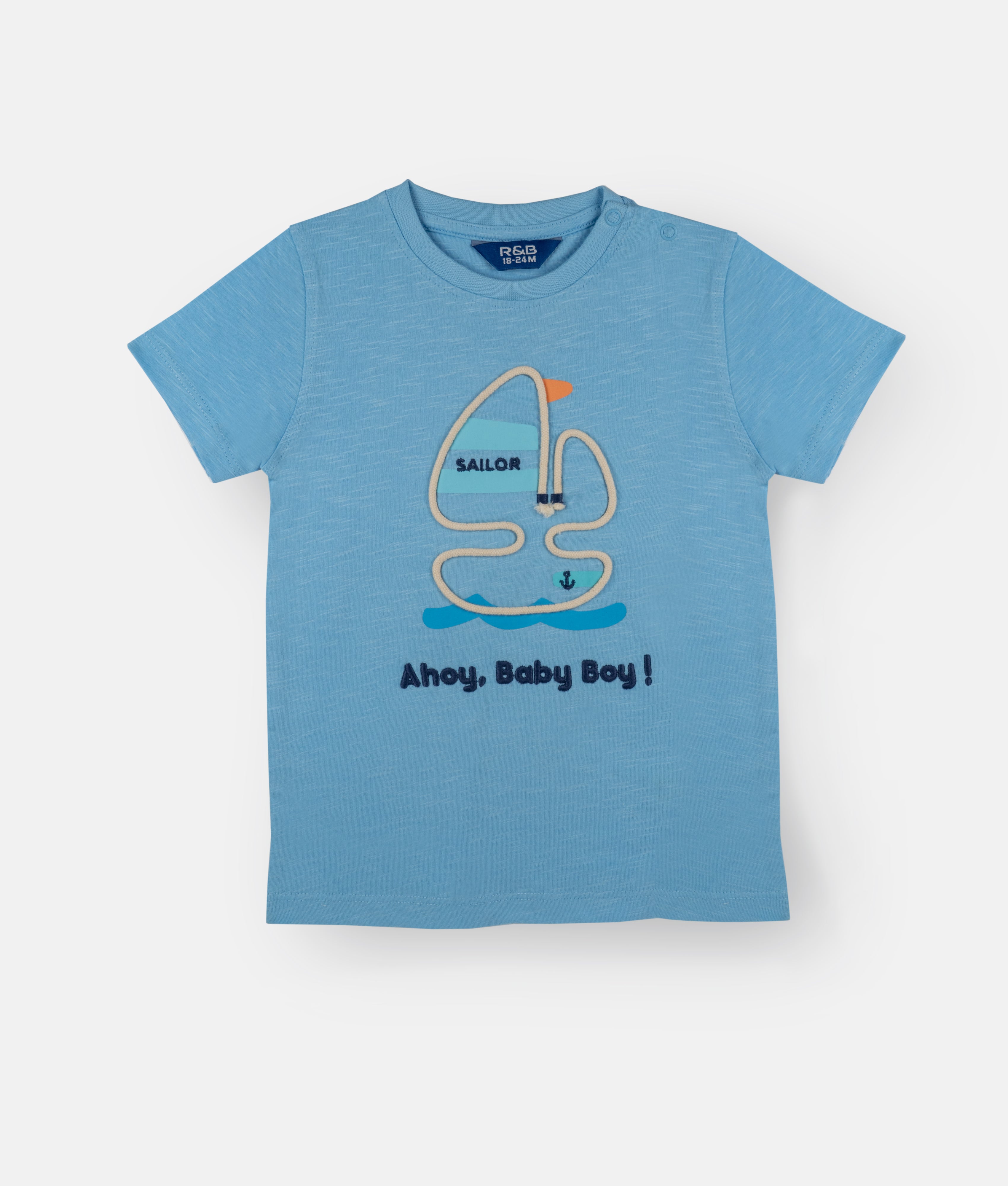 Elegant Smockers LK | Kids T-Shirt - Ahoy, Baby Boy | Sri Lanka