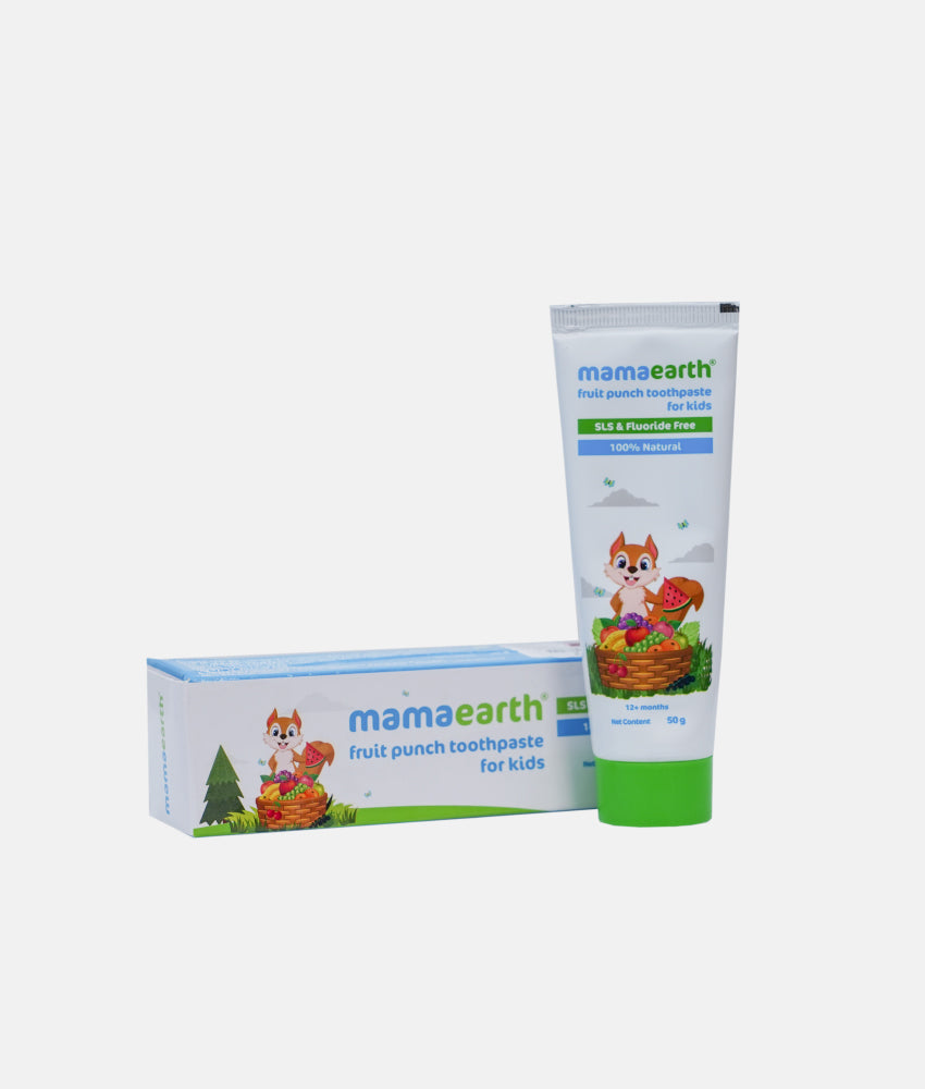 Elegant Smockers LK | MAMAEARTH Sulfate Free Fruit Punch Toothpaste For Kids With Fluoride | Sri Lanka