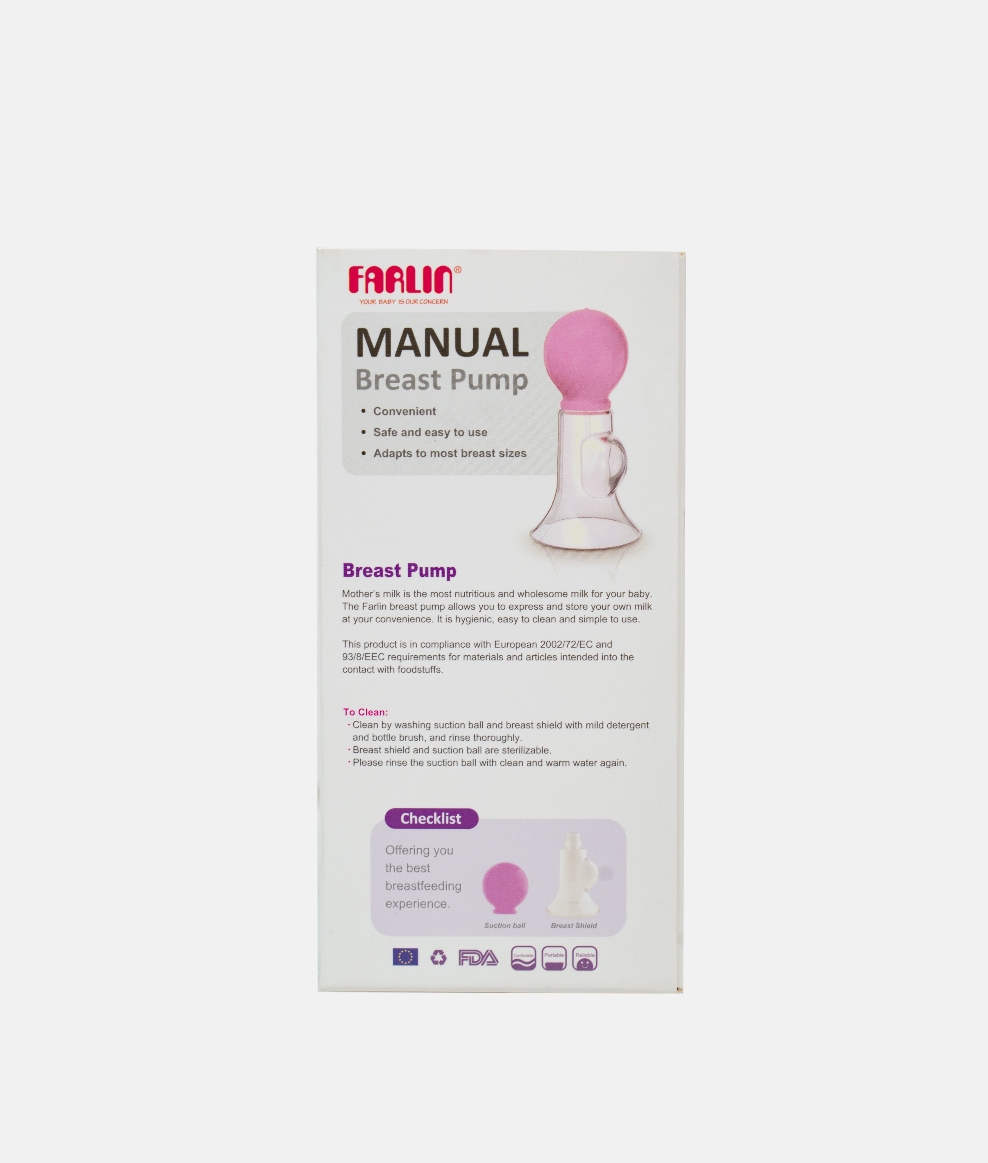 Elegant Smockers LK | Manual Breast Pump - Farlin | Sri Lanka
