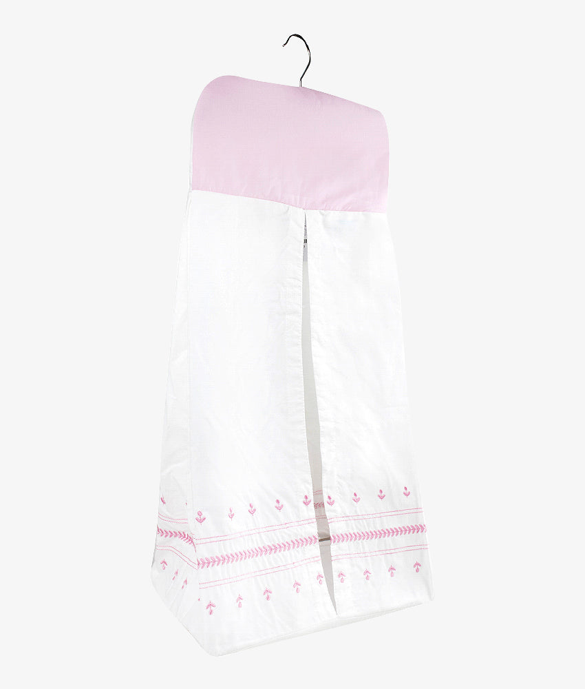Elegant Smockers LK | Baby Nappy Stacker – Eden Pink Theme | Sri Lanka