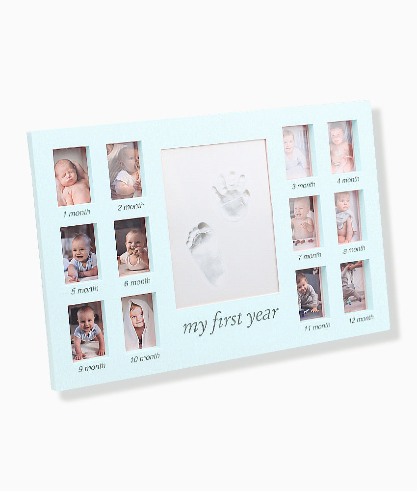 Elegant Smockers LK | Newborn 12 Months Hand and Foot Print Commemorative Photo Frame | Sri Lanka