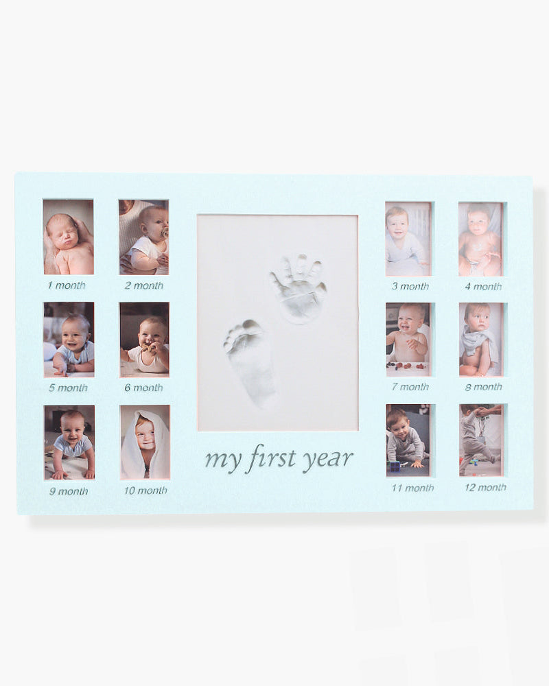 Elegant Smockers LK | Newborn 12 Months Hand and Foot Print Commemorative Photo Frame | Sri Lanka