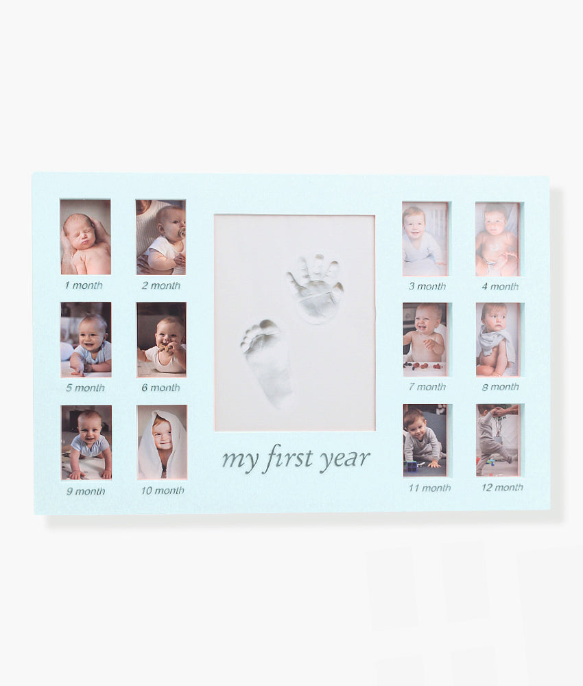 Elegant Smockers LK | Newborn 12 Months Hand and Foot Print Commemorative Photo Frame | Sri Lanka